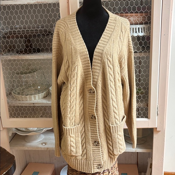 Abercrombie Knit oversized grandpa Cardigan S - Picture 1 of 5
